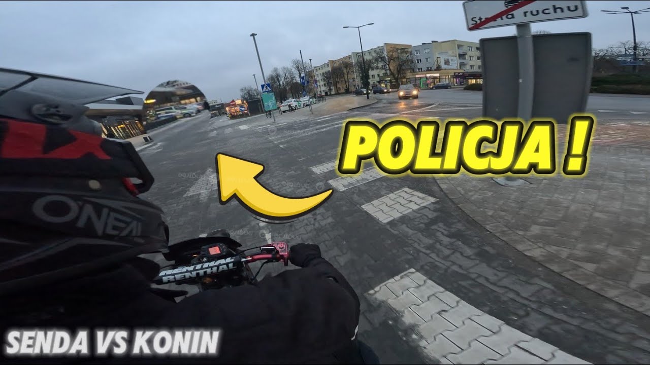 Derby Senda 77cc Vs Konin | głośny wydech i policja