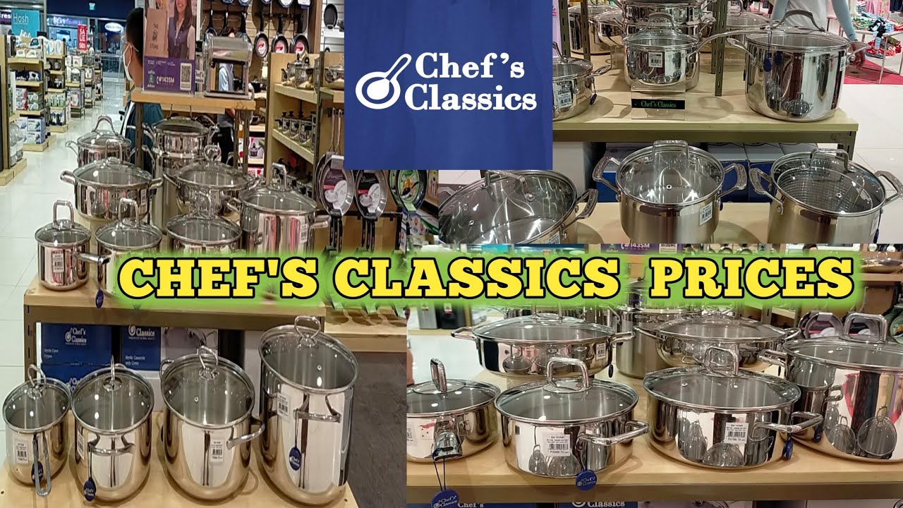 CHEF'S CLASSIC PRICES/ KITCHENWARES PRICES/ SM SUPERMALLS / PHILIPPINES