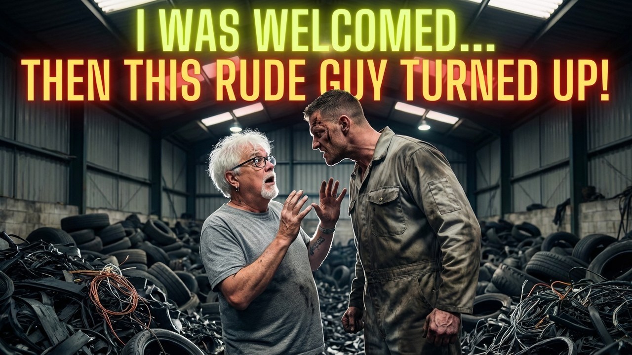 I WAS WELCOMED… THEN THIS RUDE GUY TURNED UP!
