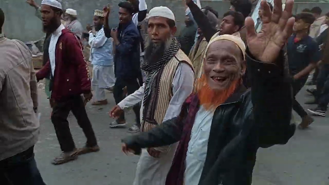 বাংলাদেশ জামাত ইসলামের সাথে ১০ দলিয় জোটের  রাজবাড়ী ২ এর নির্বাচনী মিছিল,,শাপলাকলির💐