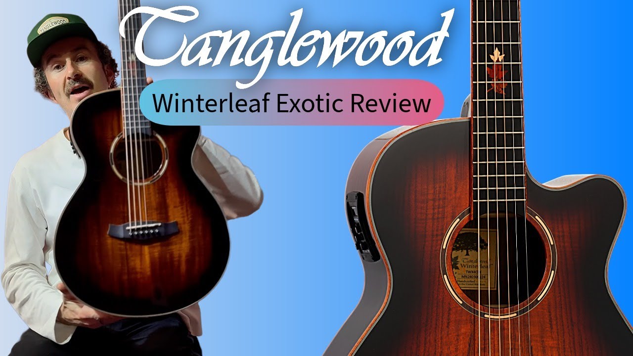 🎸 Tanglewood Winterleaf Exotic TWX4CEK Review | Koa Super Folk Masterpiece Acoustic Guitar