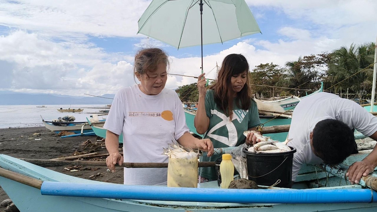 Mama Virgie, Tiya Janet, & Kuya Mike: Buying Fresh Seafood Straight from the Fishing Net! 🐟🦐🦑