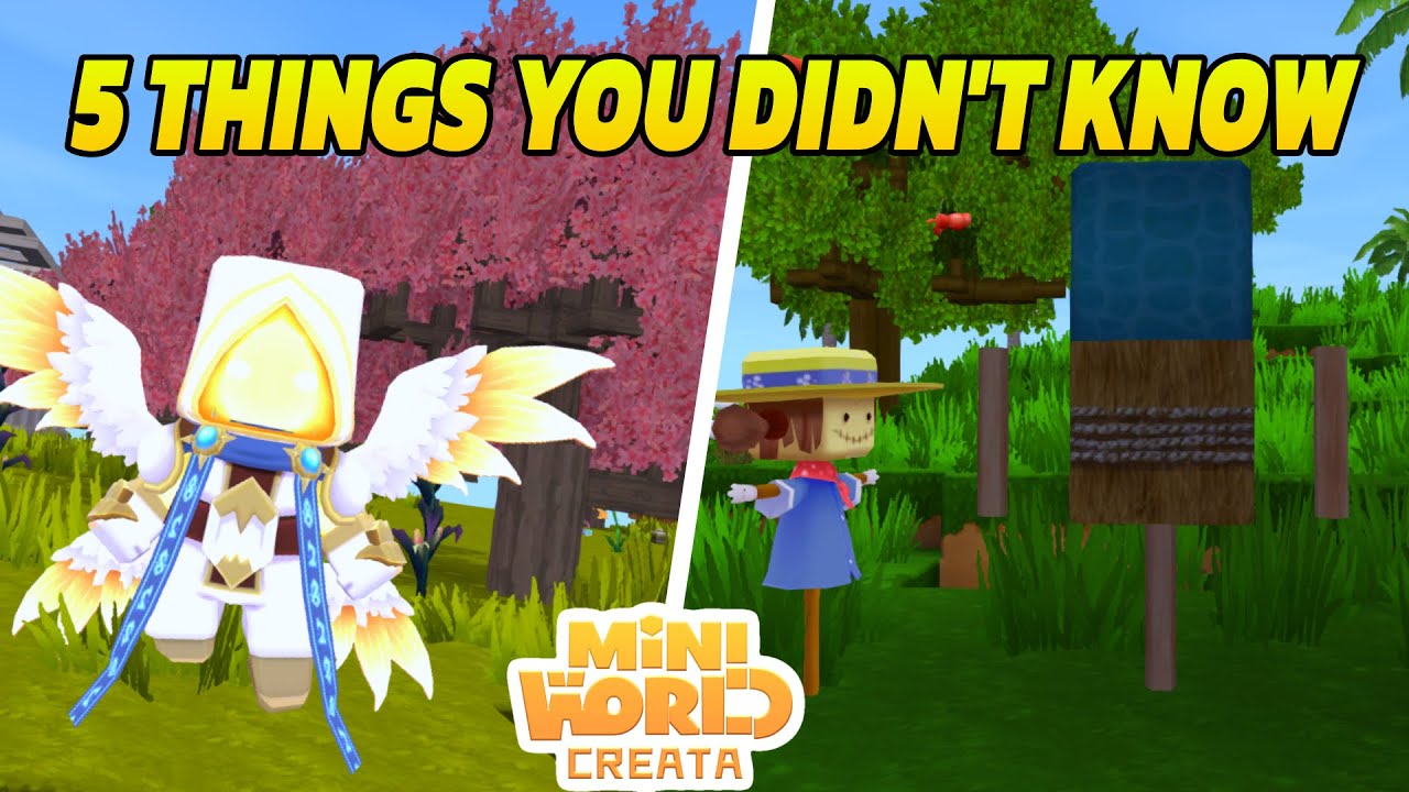 5 mind-blowing MiniWorld facts ✨🔍