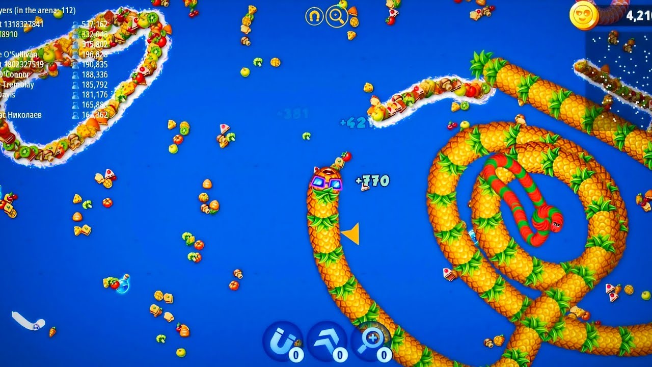 New snake top score Worms zone snake game 