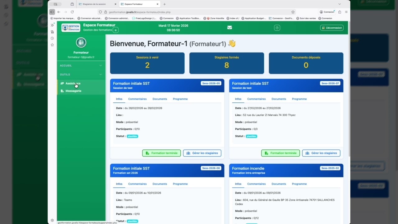 Espace Formateur