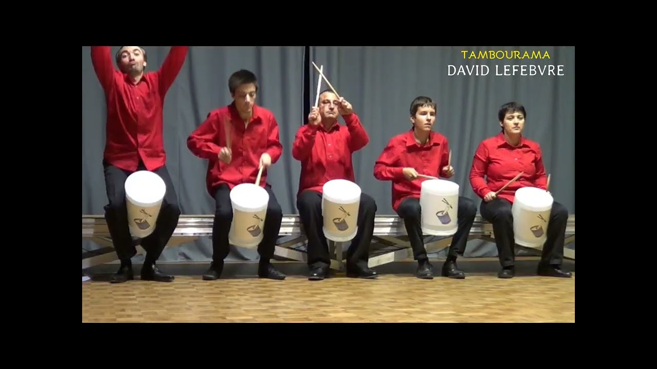 Seau ! Very Good ! -  vidéo  - Bucket percussion - de David LEFEBVRE