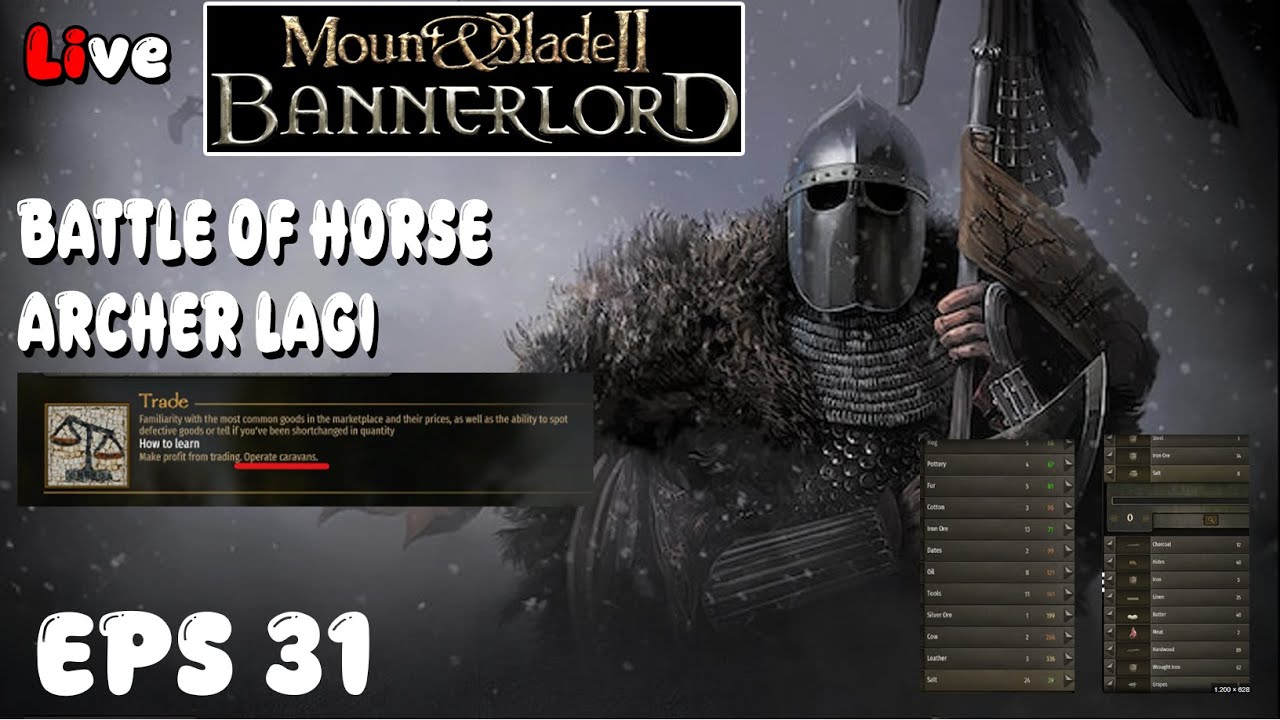 MENJADI PEDAGANG AMANAH ! MOUNT AND BLADE 2  BANNERLORD WARSAILS