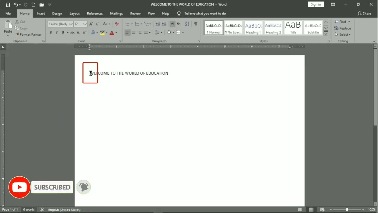 The Power of MOVING CURSOR |  MS Word Shortcuts Key
