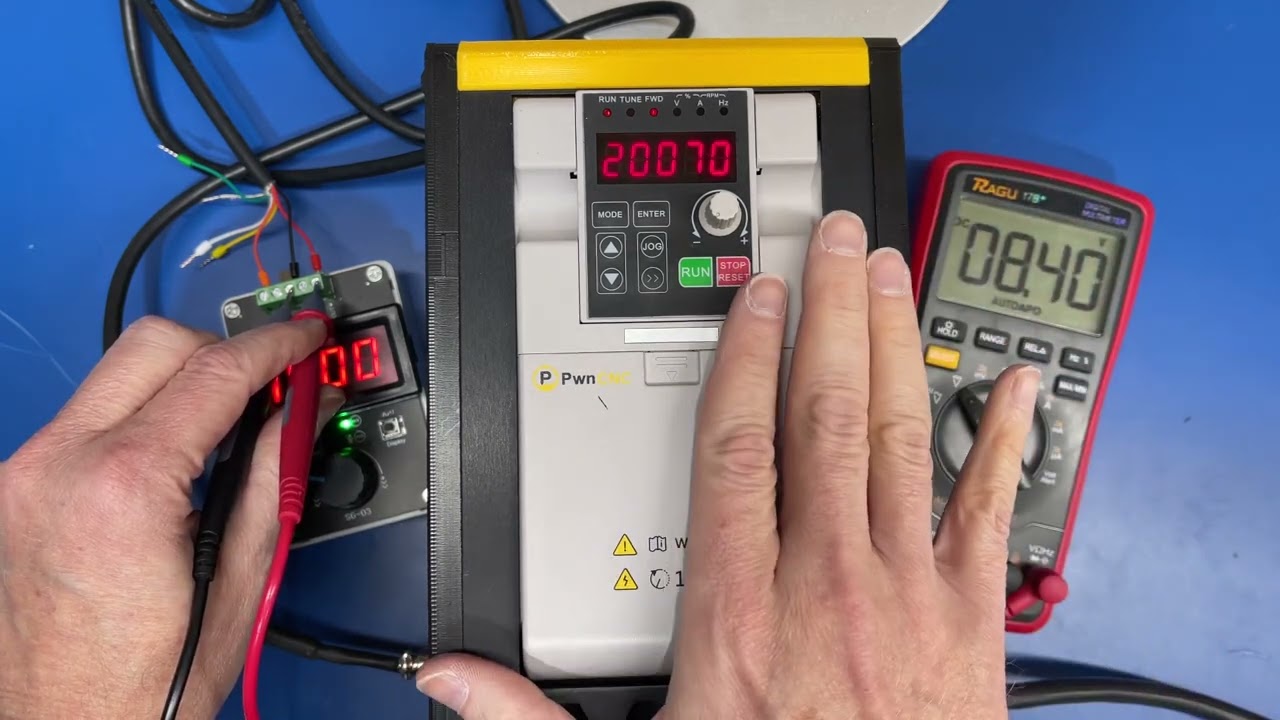 Adjusting your PWM expected inputs for the perfect automatic control of your spindle motor.