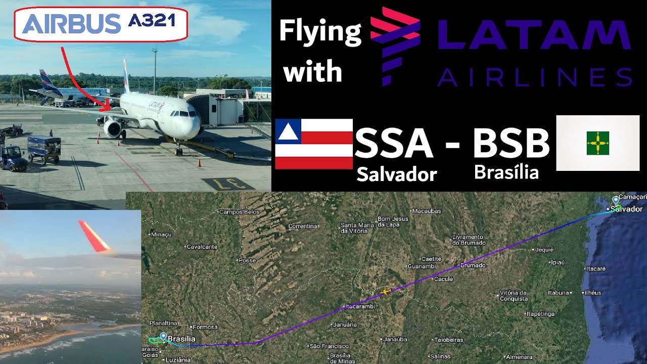 Flying with LATAM on the Airbus A321! | Trip Report | SSA-BSB | Flight LA3811
