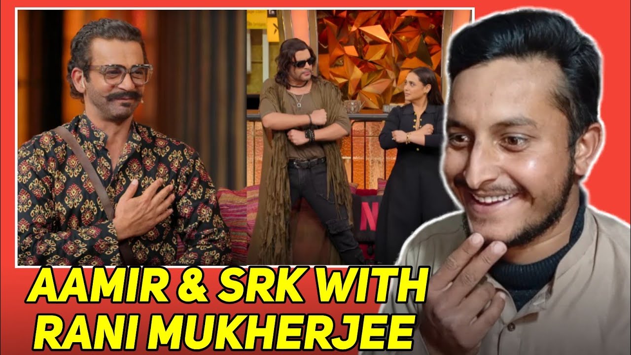 Sunil as Aamir & Krushna as Shahrukh | Kapil ke Show par Rani Mukerji | The Great Indian Kapil Show 
