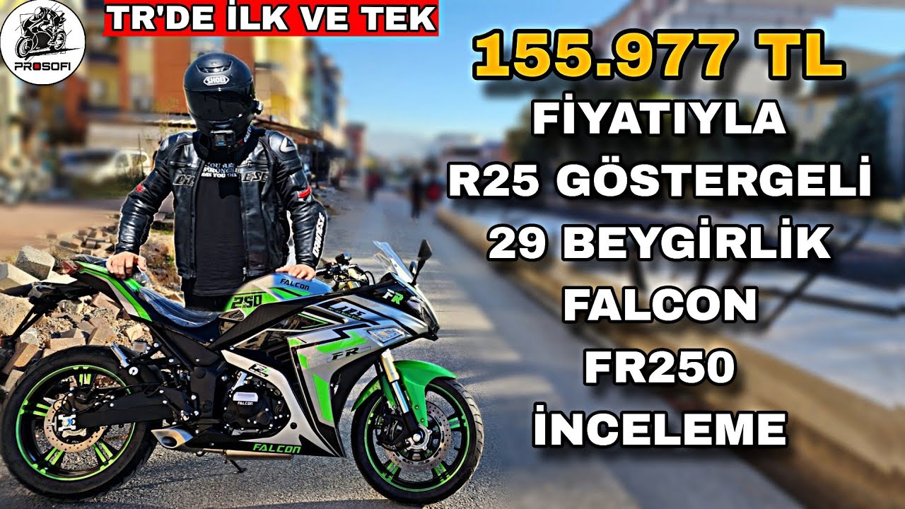 TR'DE İLK FALCON FR250 İNCELEMESİ & R25 VE NİNJA 300 KARIŞIMI TASARIM & YEDEK PARÇASI VAR (ŞAKASIZ)