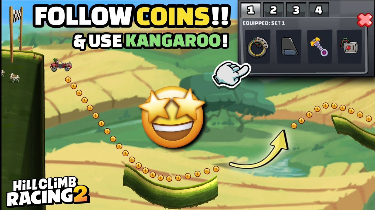 FOLLOW THE COINS!! 🪙 TO WIN THIS MAP IN COMMUNITY SHOWCASE - Hill Climb Racing 2