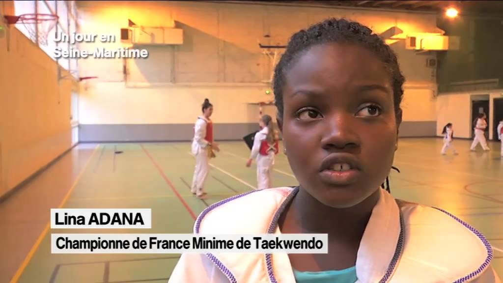 Lina Adana : championne de France Minime de Taekwendo