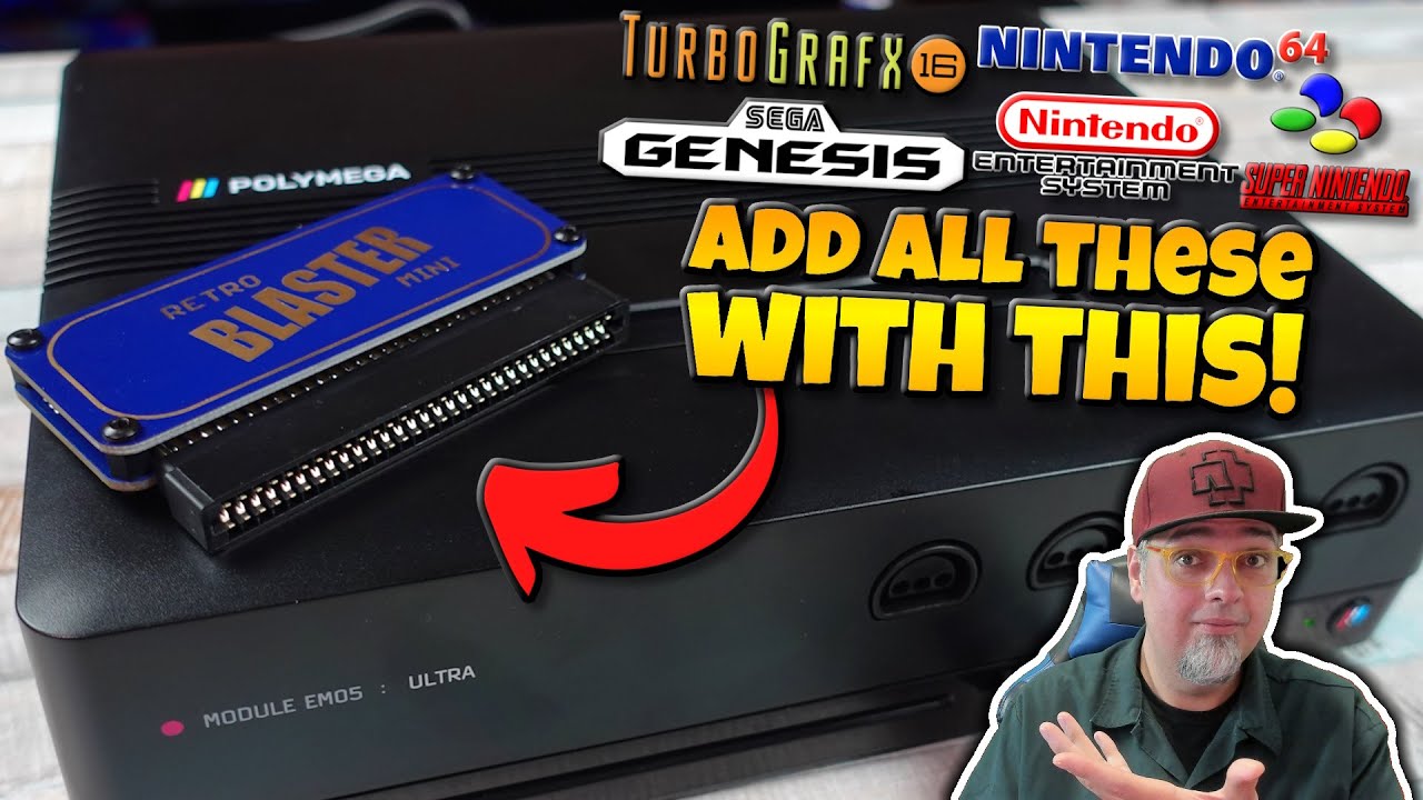 You Don't Need Cartridges For The Polymega With The RETRO BLASTER MINI!