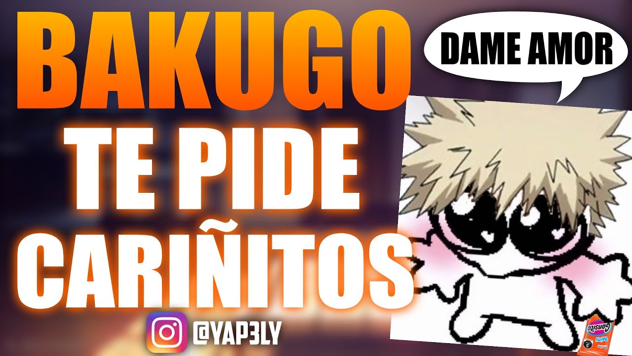Bakugo te pide CARIÑITOS 🥺 | ASMR Bakugou | Roleplay