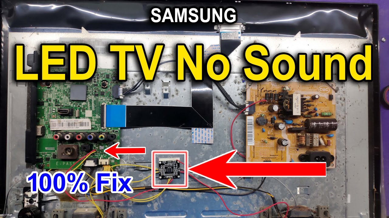 Samsung Led Tv No sound problem || Samsung LED TV No Sound Picture Ok || Samsung TV sound problem