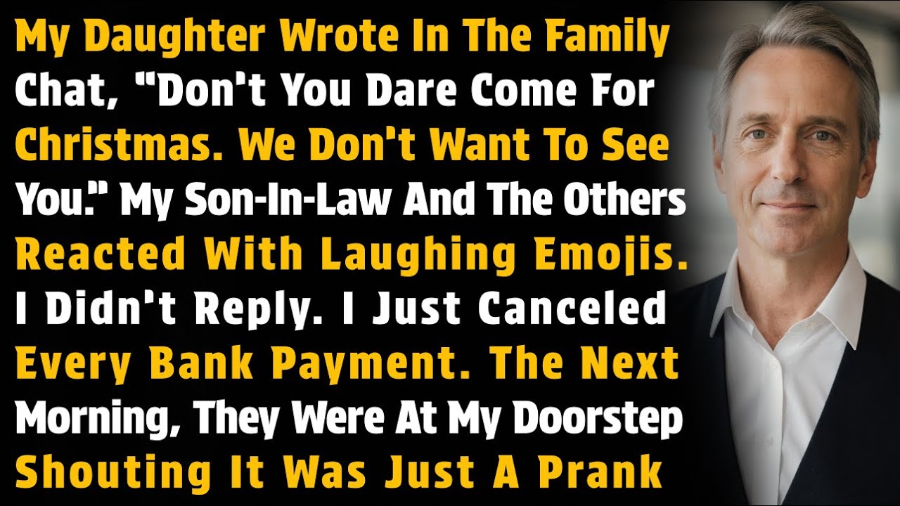My Daughter Wrote In The Family Chat, “Don’t You Dare Come For Christmas. We Don’t Want To See You…