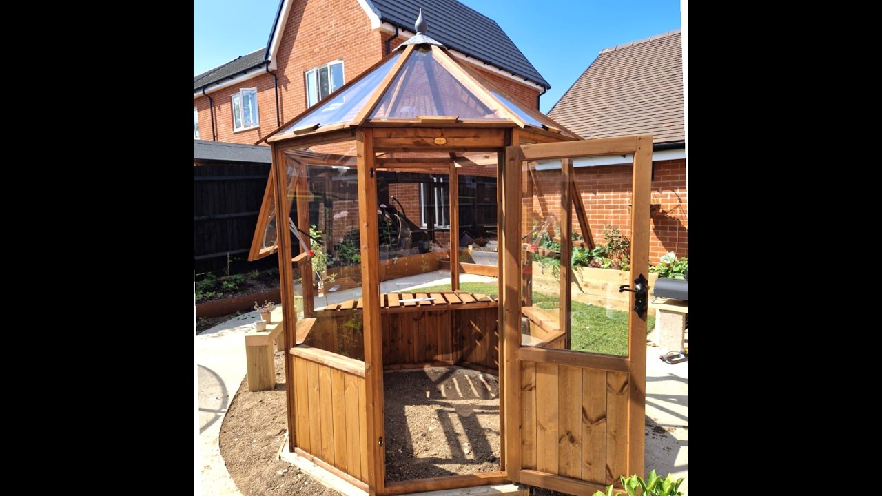 The 6 x 6 Octagonal Greenhouse Video
