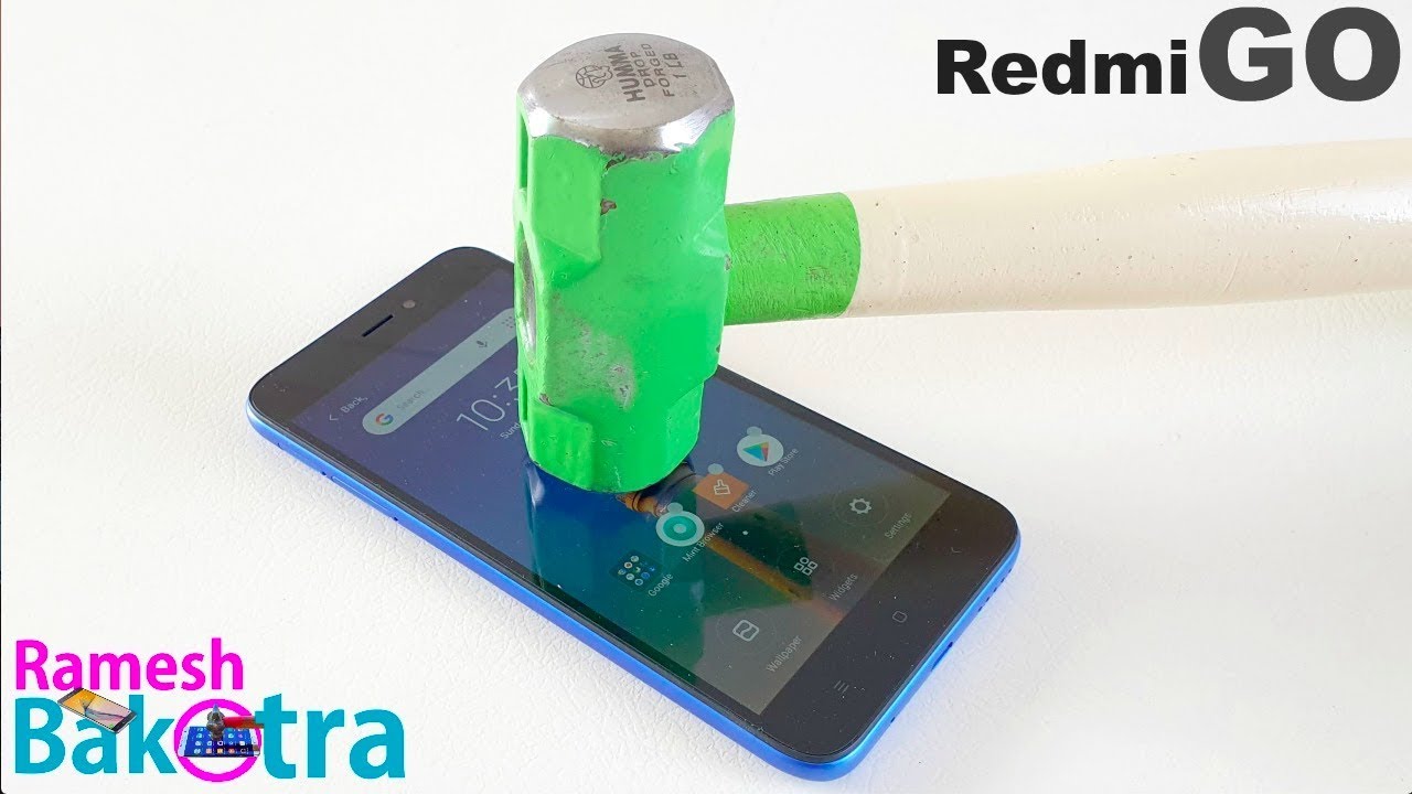 Redmi Go Screen Scratch Test