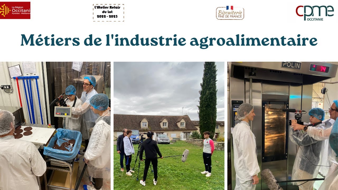 Info m&eacute;tier : M&eacute;tiers de l'industrie agroalimentaire - Entreprise Biscuiterie Fine de France