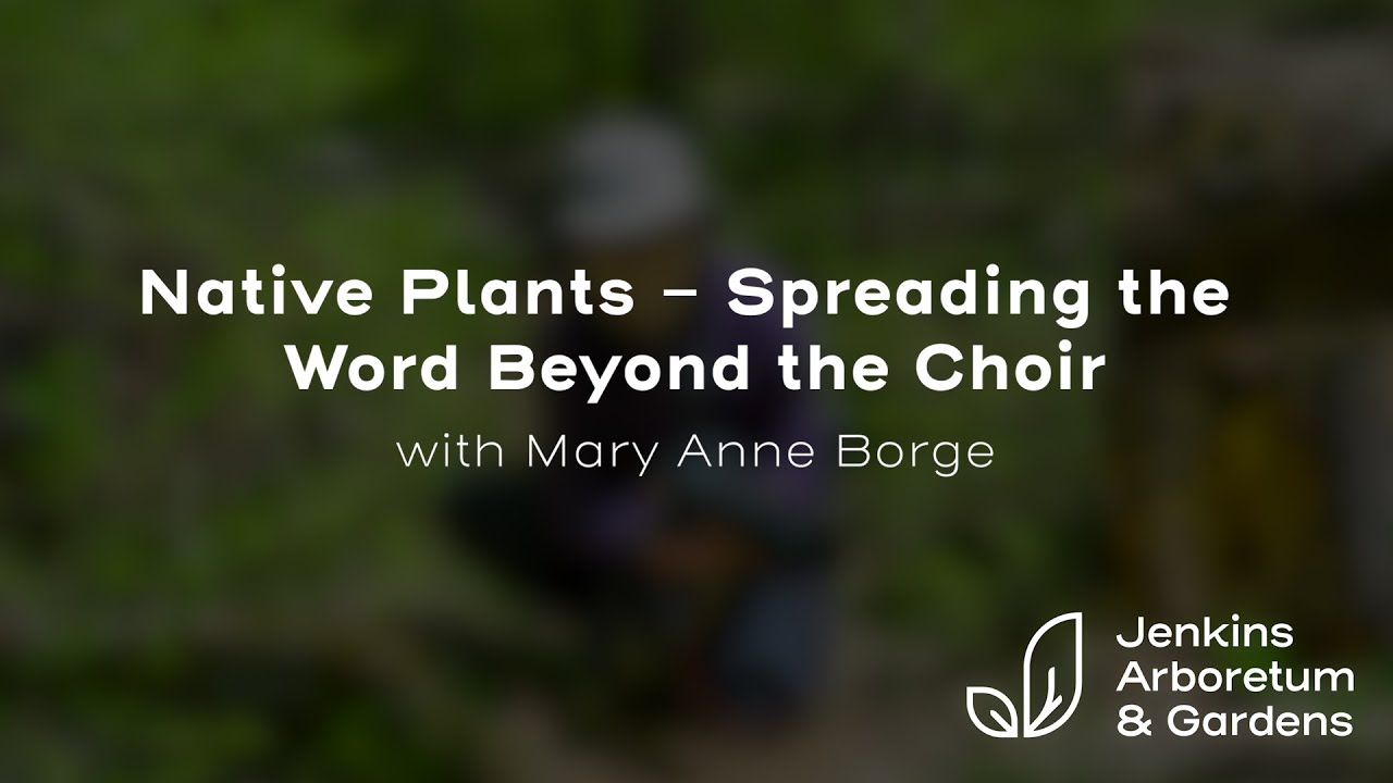 Native Plants - Spreading the Word Beyond the Choir with Mary Anne Borge
