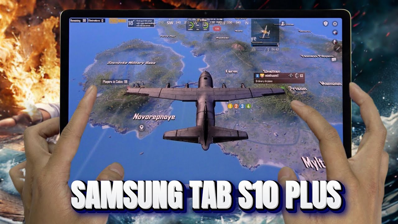 Samsung Galaxy Tab S10 Plus test game PUBG 120 FPS | Dimensity 9300+