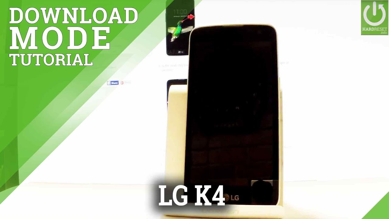 How to Enter Download Mode in LG K4 - Quit LG Download Mode