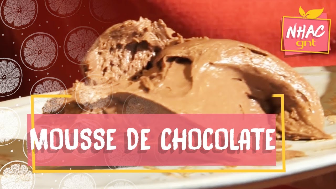 Receita de mousse de chocolate | Olivier Anquier | Di&aacute;rio do Olivier