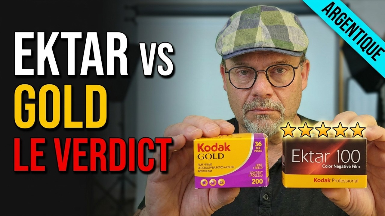 Comparatif pellicule KODAK EKTAR 100 vs GOLD 200 📷