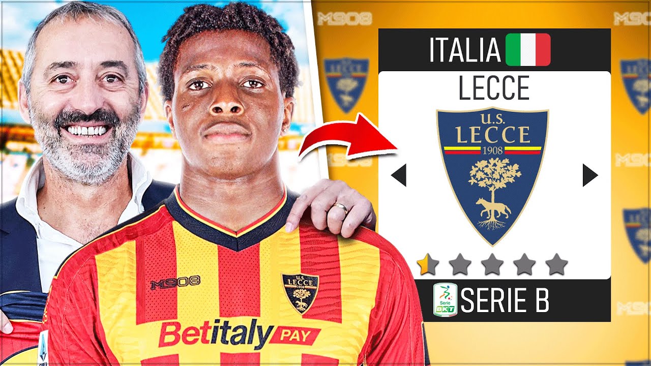 RICOSTRUISCO IL LECCE RETROCESSO E LO PORTO SUL TETTO D'EUROPA GRAZIE AL MAESTRO GIAMPAOLO MIO PADRE