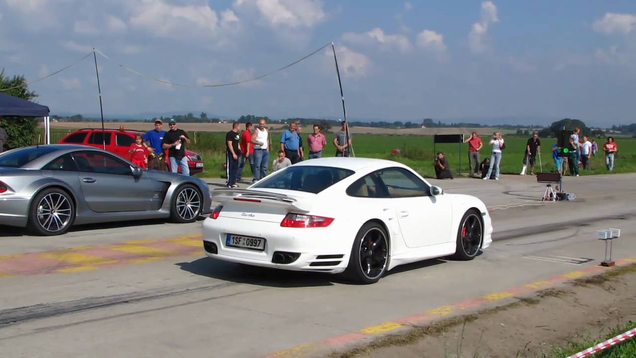 Mercedes SL65 AMG vs Porsche 911 Turbo Techart