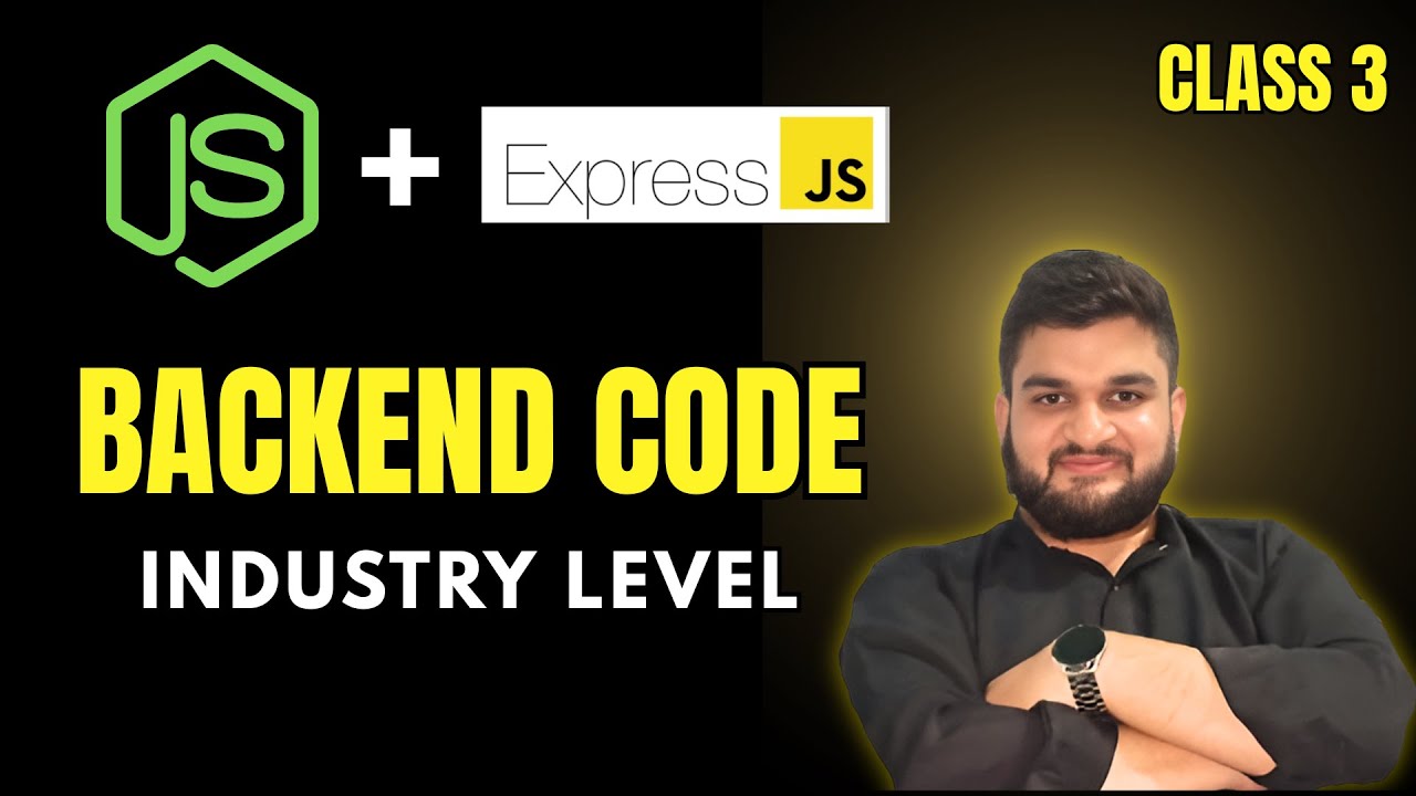 Node.js + Express.js Backend Tutorial Clean Code & Industry Standards