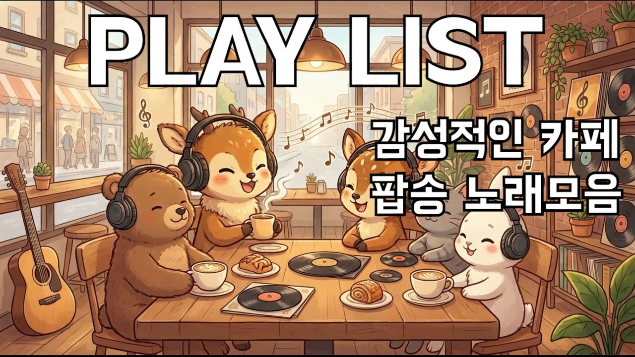 🎧 𝗽𝗹𝗮𝘆𝗹𝗶𝘀𝘁 “Cafe 이집 잘하네 편하게 듣는 감성 팝송 노래 모음(20곡수록, 1시간)