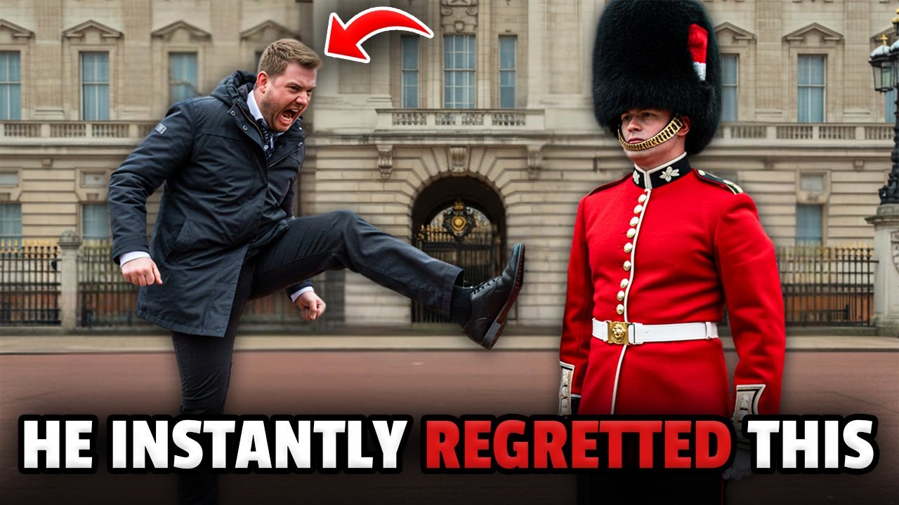 An Arrogant Tourist Kicked a Royal Guard, but Instantly Regretted It When Pain Hit
