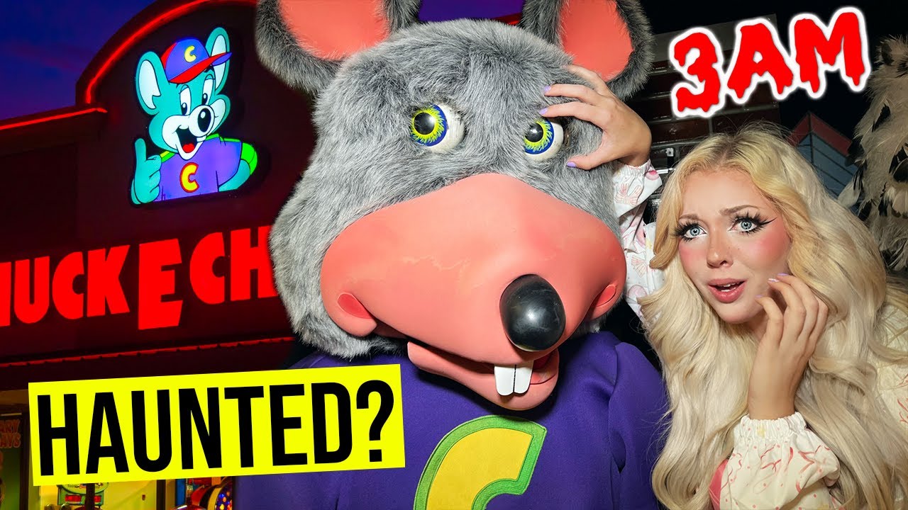 DO NOT STAY OVERNIGHT AT THE MOST HAUNTED CHUCK E CHEESE...(*SCARY*)
