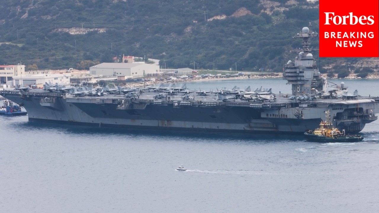 USS Gerald R. Ford Returns To Crete For Repairs After Fire
