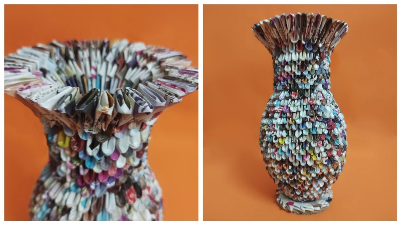 How to make 3D Origami Vase