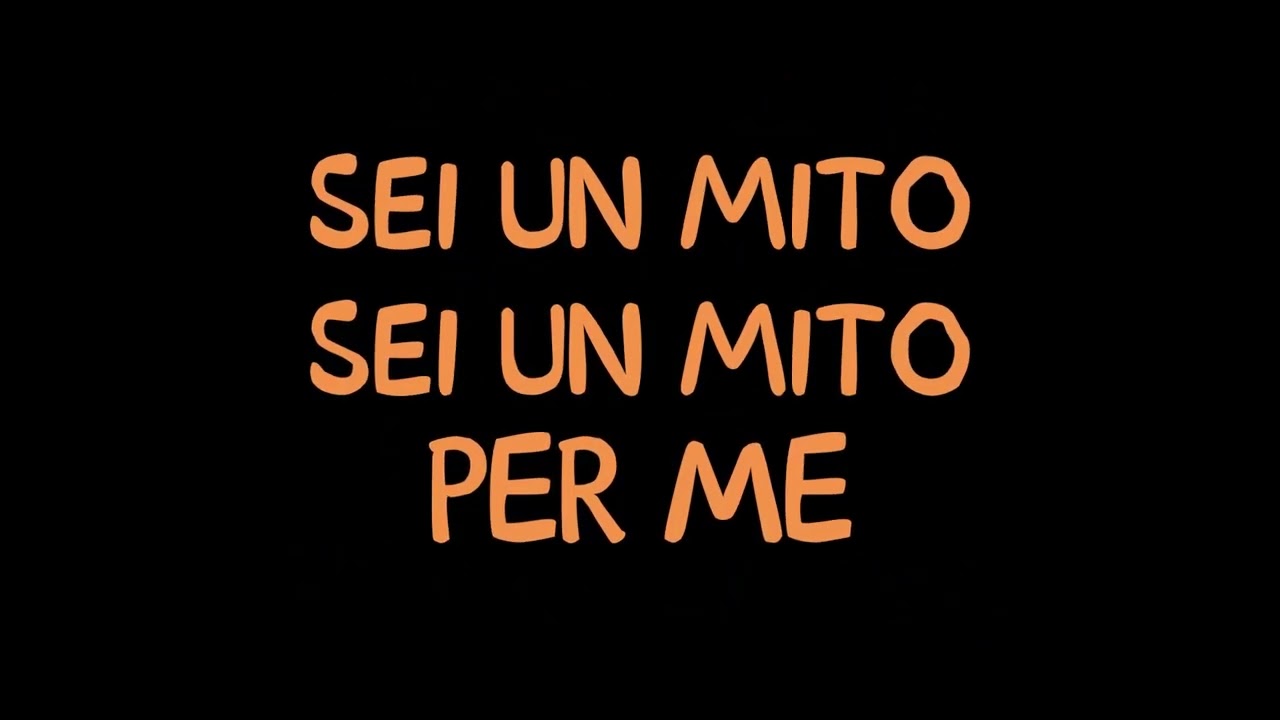 SEI UN MITO - 883-con testo