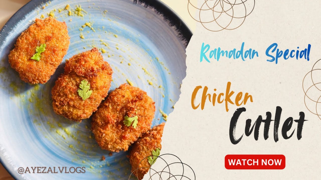 Crispy Chicken Cutlet / Nuggets| Make & Freeze Easy Iftar Recipe चिकन कटलेट  #chickenrecipe #ramzan
