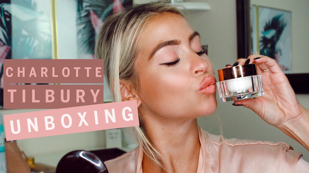 CHARLOTTE TILBURY UNBOXING & FIRST IMPRESSIONS | WITH SARAH