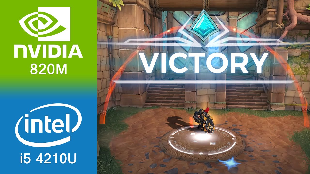 Paladins Gameplay GeForce 820M