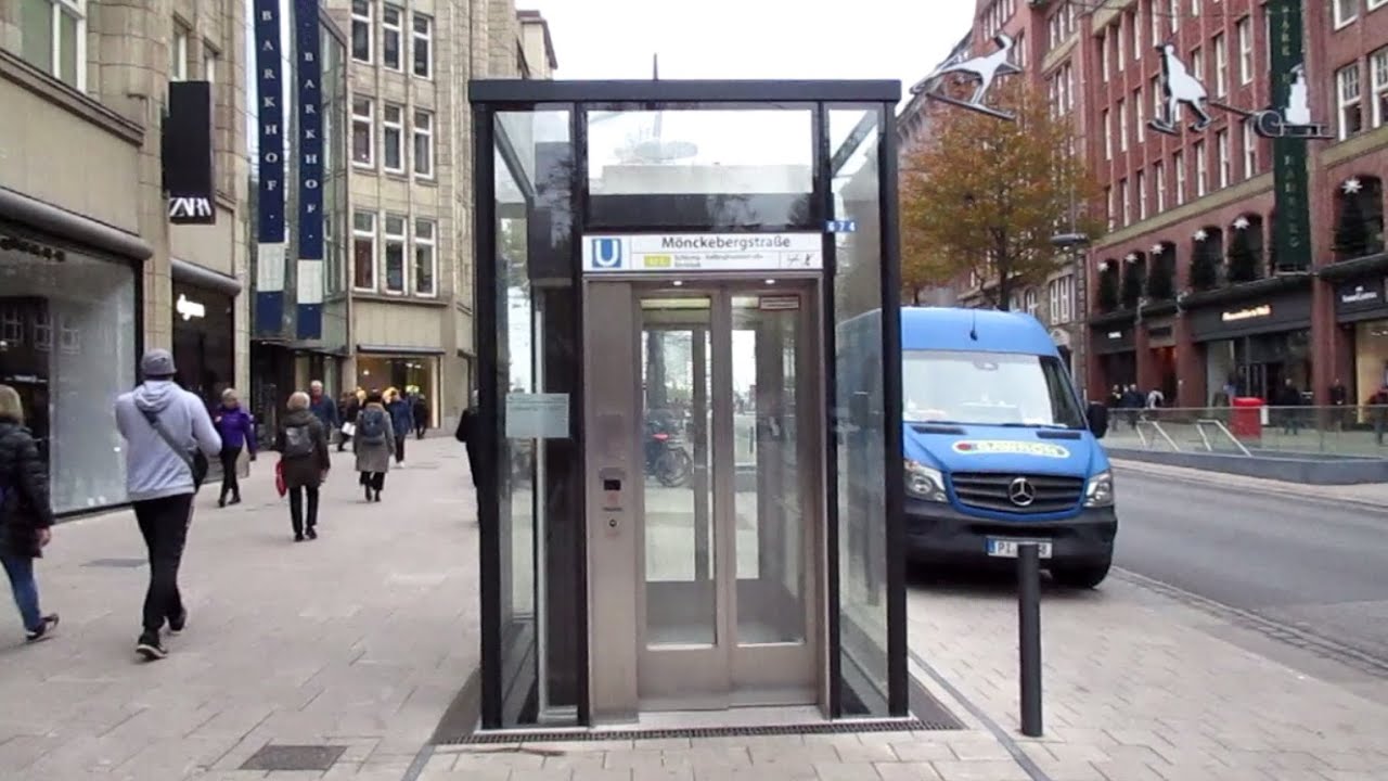 Hamburg, U-Bahnstation Mönckebergstraße