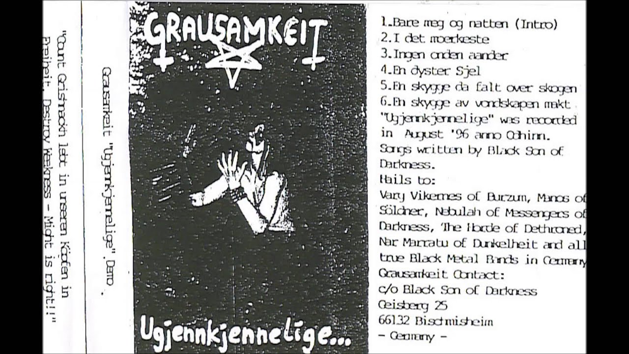 Grausamkeit - Ugjennkjennelige... (full demo)