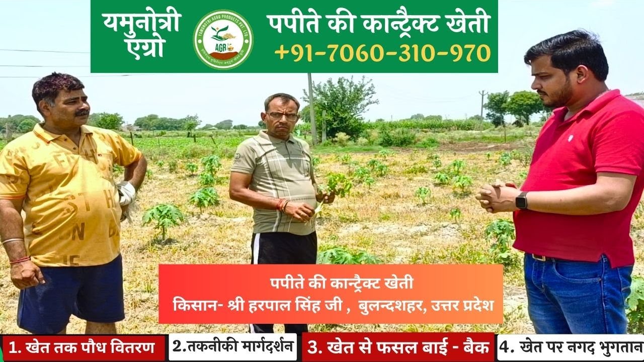 9. बुलन्दशहर, उत्तर प्रदेश के किसान श्री हरपाल सिंह जी भी यमुनोत्री एग्रो के साथ जुड़कर कर रहे खेती