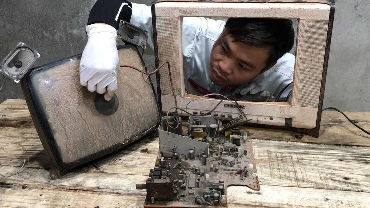 Restoration Old SONY Television | Restore Television SONY CRT