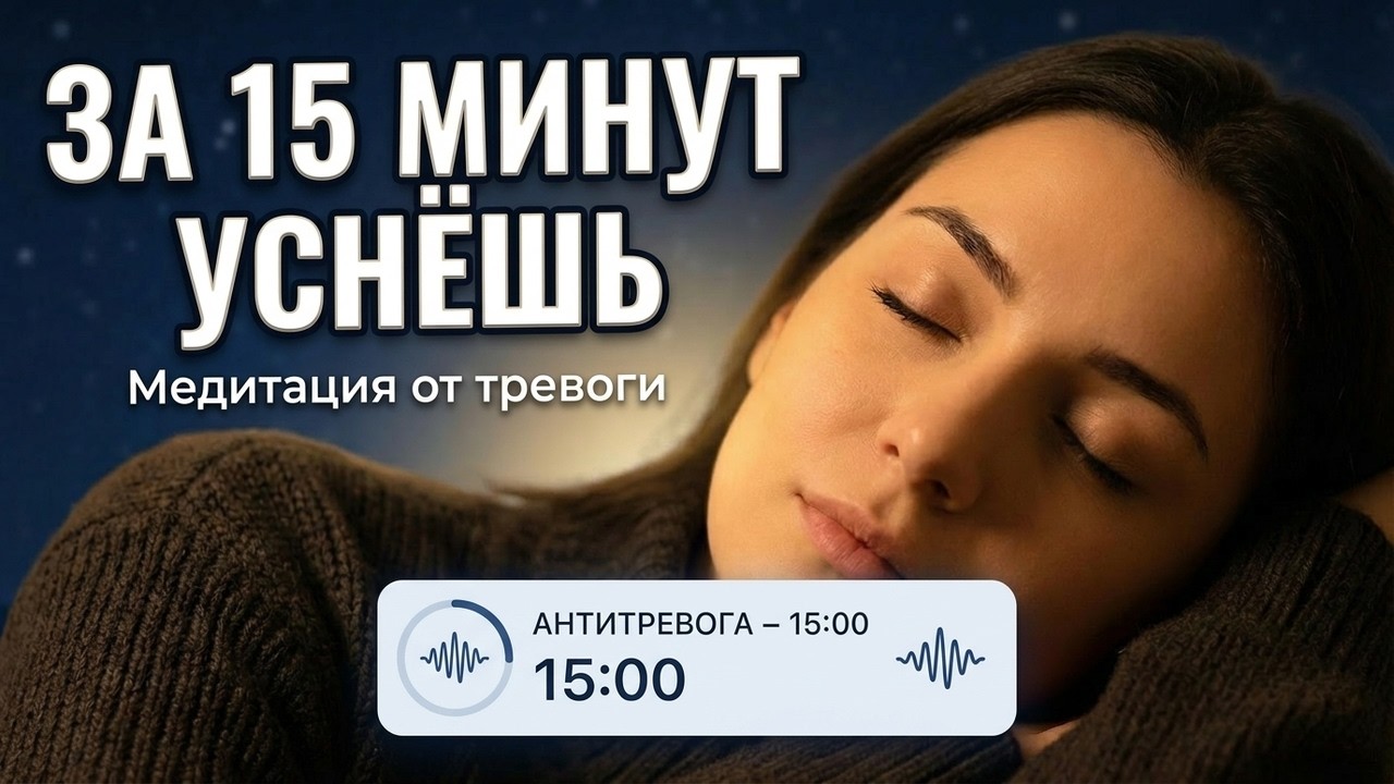 Освободиться от ВСЕХ Забот — Сверхмощная Медитация Для Сна. Усни за 5 минут.