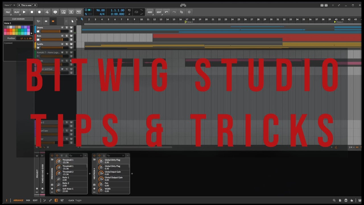 Bitwig Studio - Tips & Tricks 2023