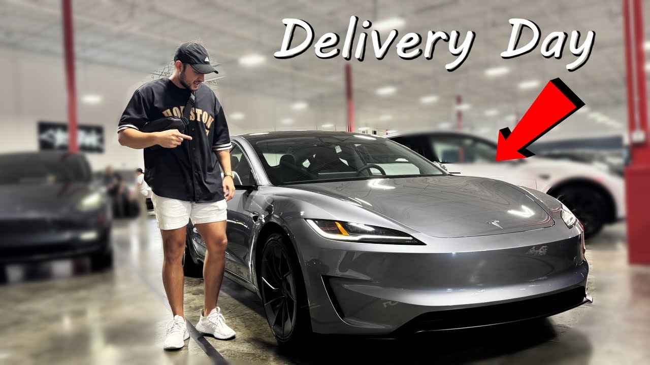 New Tesla Quicksilver Model 3 Performance 2025 Delivery Day