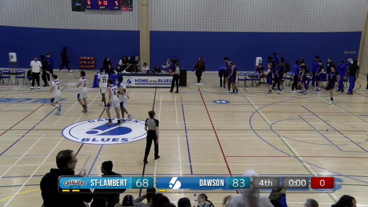 RSEQ Basketball masculin 🏀  Ch.-St-Lambert @ Dawson [2026-02-13]